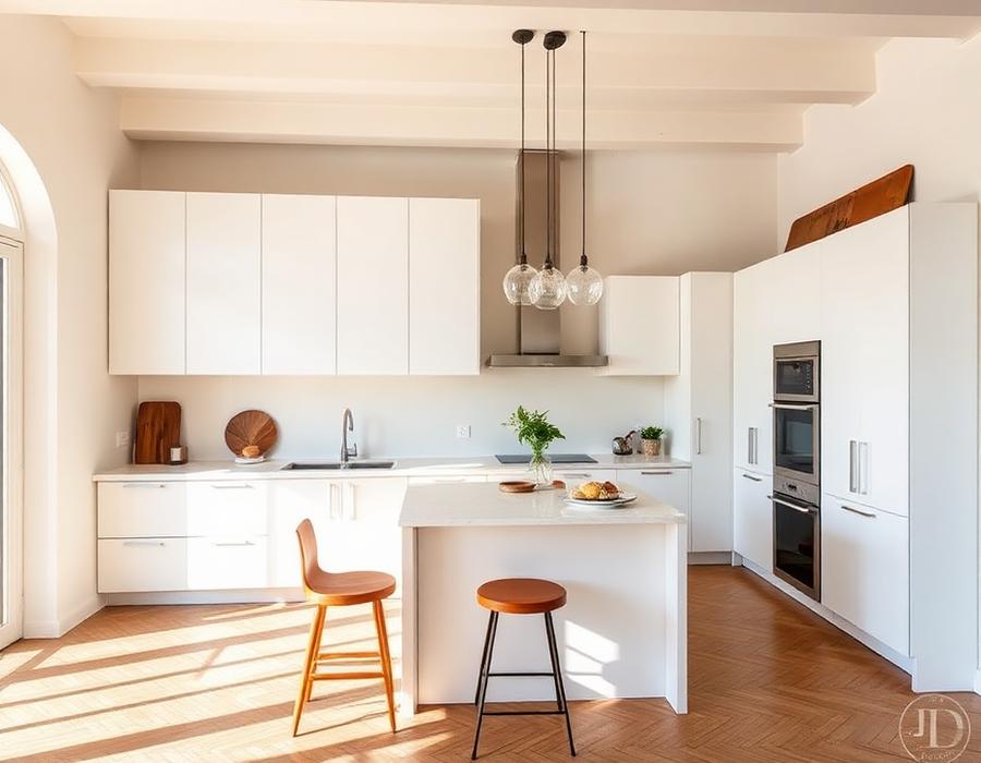 Reforma de cocina abierta en Pradolongo, Usera